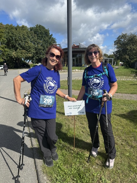 Foto von Kerstin Dahlheim bei der Darß Hiking Challenge