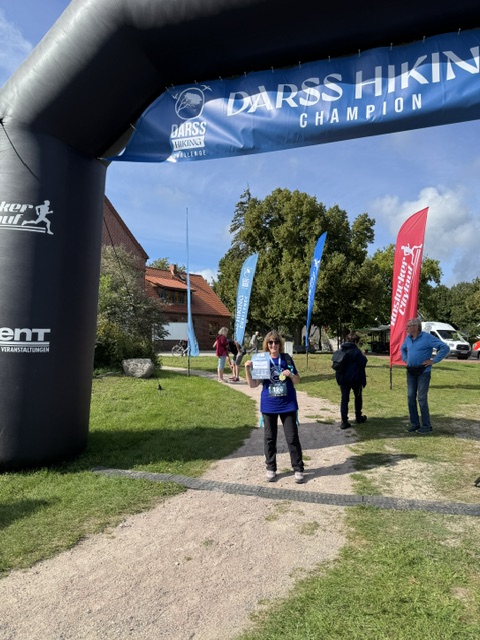 Foto von Kerstin Dahlheim bei der Darß Hiking Challenge