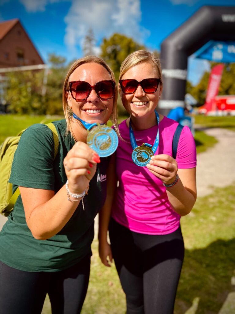 Foto von Lisa Nieter bei der Darß Hiking Challenge