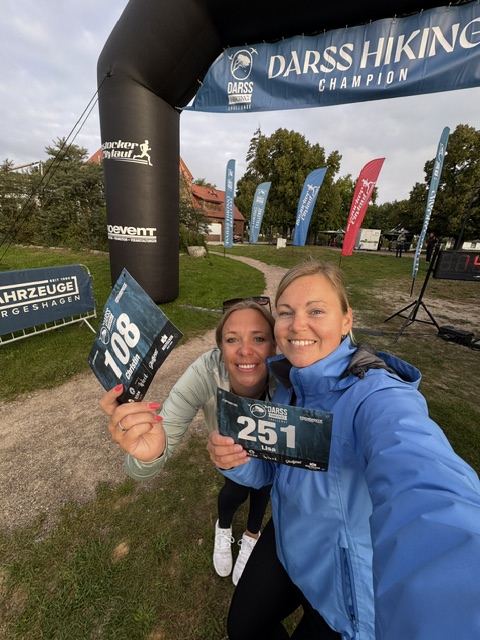 Foto von Lisa Nieter bei der Darß Hiking Challenge